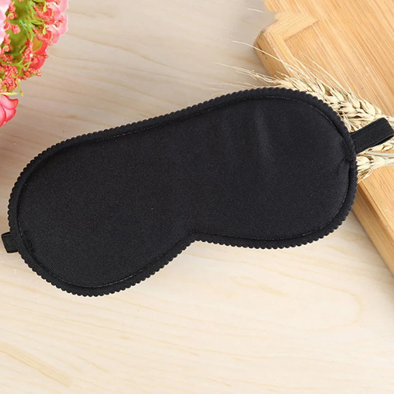Black Eye Masks Fast Sleeping Eye Mask Eyeshade Cover Shade Patch Women Men Soft Portable Blindfold Travel Slaapmasker