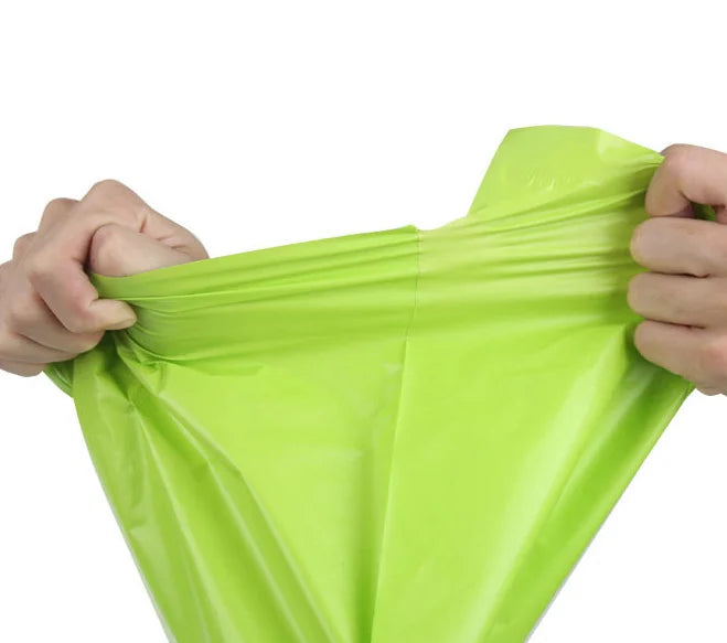 Eco-Friendly Black Poly Mailers Packaging Bags   Thick with Custom Logo Offset Printed for Socks Shoes Fur
