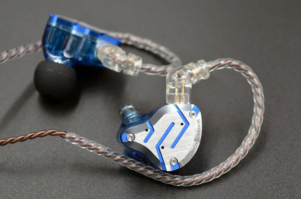 KZ ZS10 Pro 5-Driver Hybrid Hi-Fi In-Ear Monitors by Tidesmit Tidesmit