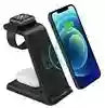 4-in-1 Magnetic Wireless Charging Station | Fast Qi Multi-Device Stand Universal C200 Black Tidesmit