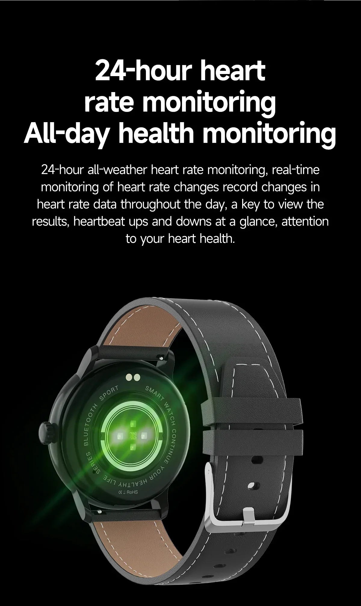 Smartwatch Fitness Tracker with Heart Rate Monitor and GPS - Pink My Store