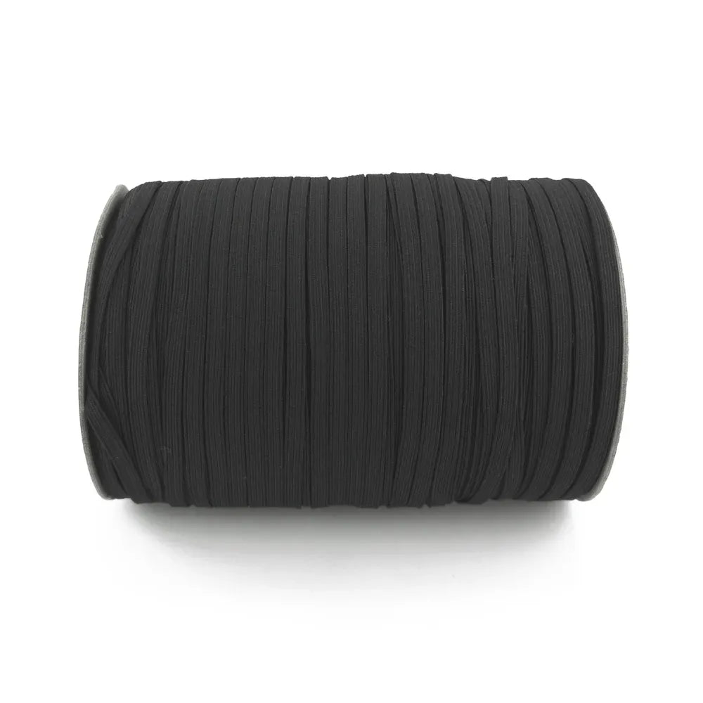 Black Elastic Band 5mm Wide 144 Yards/Roll for Sewing and DIY Crafts for Gift Making