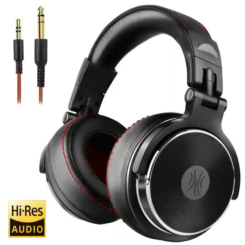 Studio Monitor Headphones with 50mm Drivers | Wired Over-Ear Audio Tidesmit
