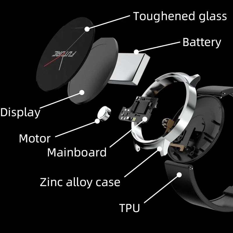KS02 Pro NFC Smartwatch - Blood Pressure & Heart Rate Tracker My Store