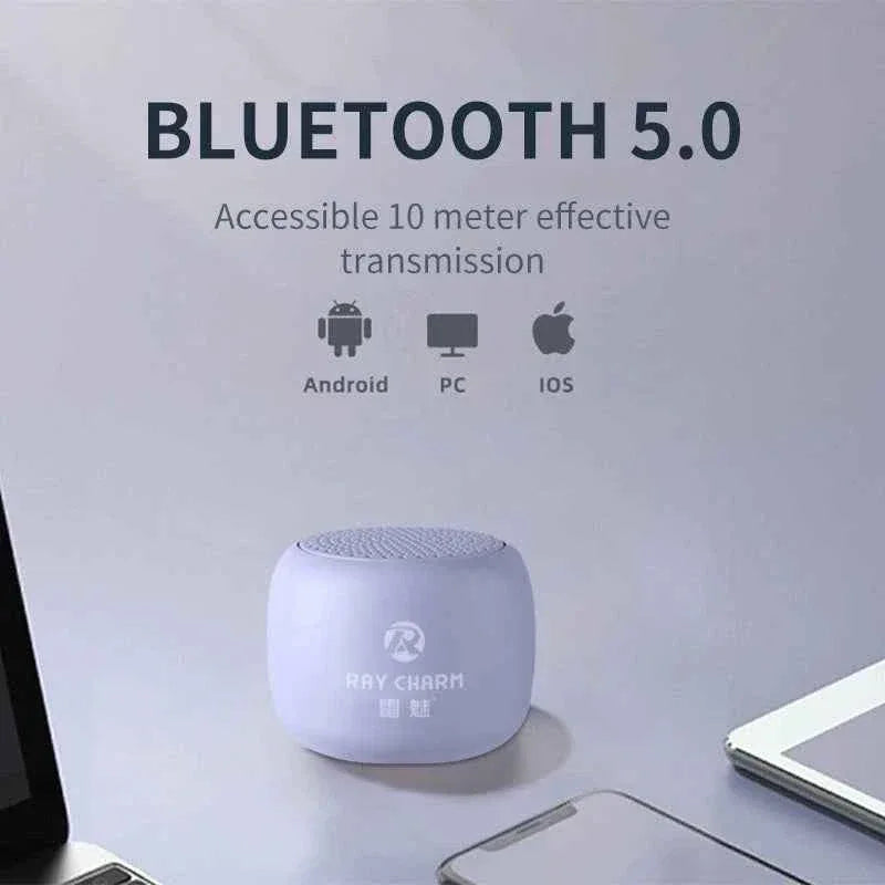 Portable Bluetooth Speaker 50W Lilac Wireless Waterproof Speaker My Store
