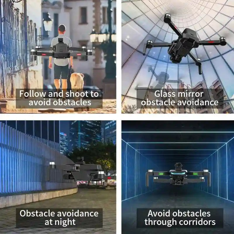 4K GPS Drone with 3-Axis Gimbal - L800pro2 Foldable Camera Drone Tidesmit