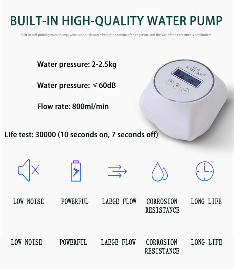 New Intelligent Drip Irrigation Water Pump Timer System Garden Plant Automatic Irrigation Controller Timer Watering Device Set