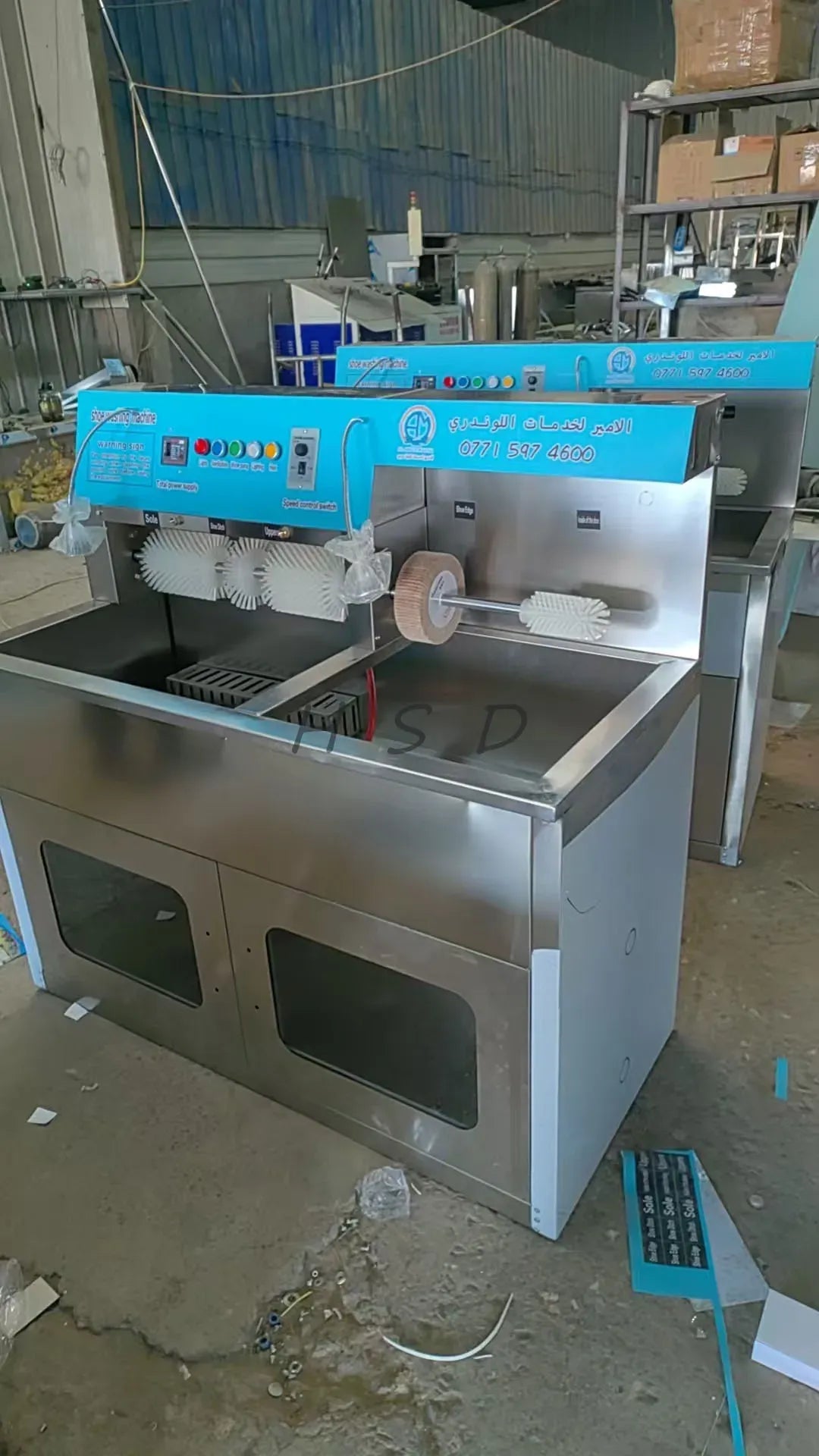 Commercial Sneaker Washing Machine Set, Shoe Washer With Shoe Drying Cabinet and Spin Dehydrator for Shoe Laundry Service