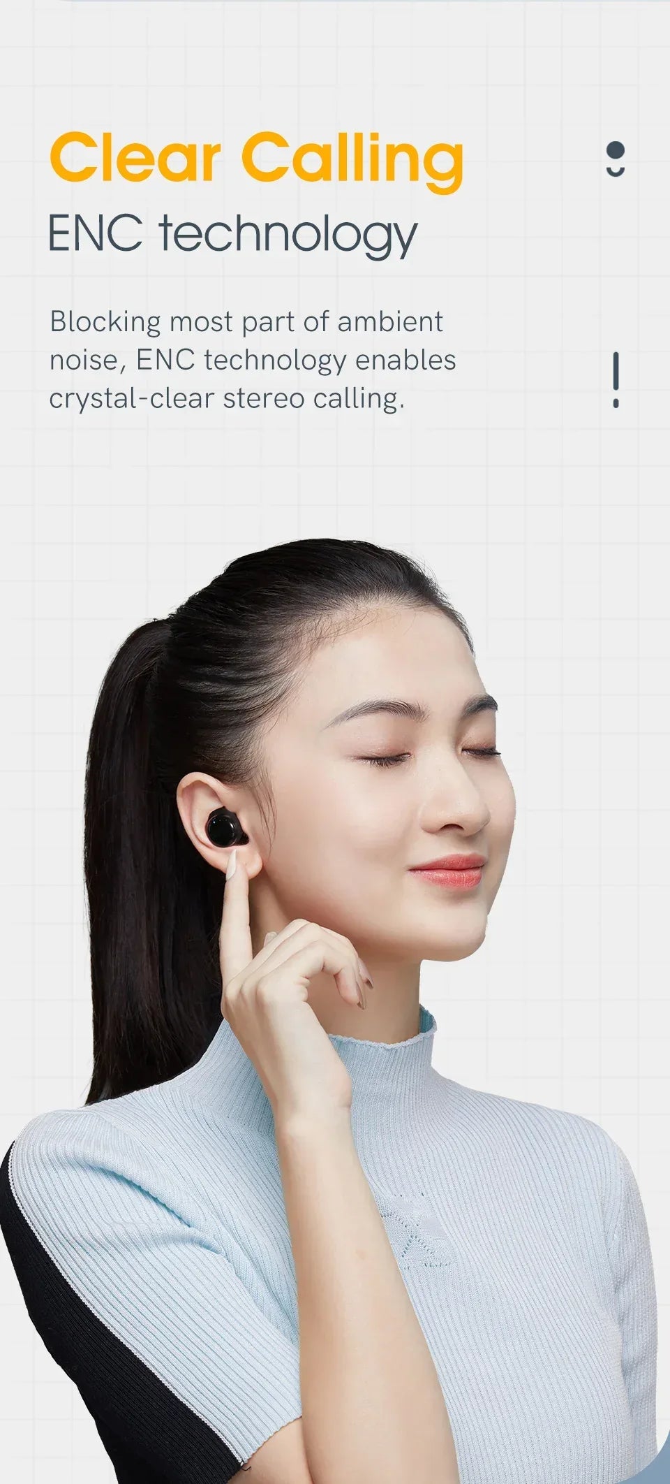 Tidesmit Wireless Earbuds Bluetooth 5.3 TWS Headphones 26H Playtime Tidesmit