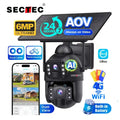 4G Solar Security Camera 6MP Wireless PTZ Outdoor Smart Security 6MP Tidesmit