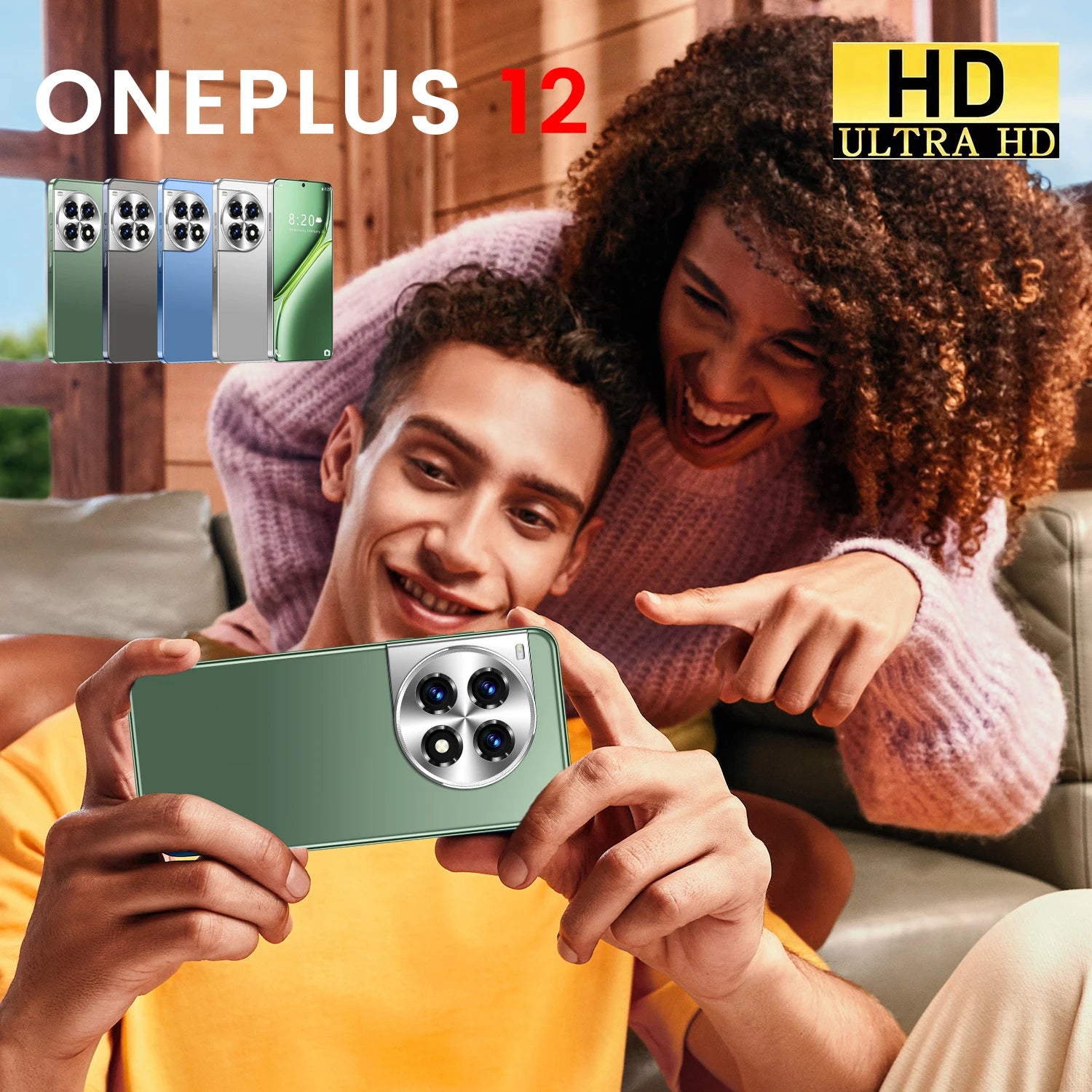 OnePlus 12 5G Smartphone 16GB RAM 1TB Storage - Green Tidesmit