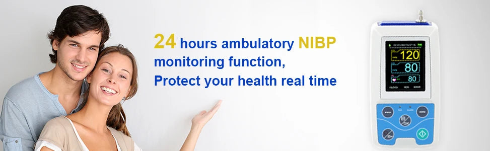 Arm Ambulatory Blood Pressure Monitor 24hours NIBP Holter CONTEC ABPM50+ Adult,Child ,Large ,3 Cuffs, Free PC Software