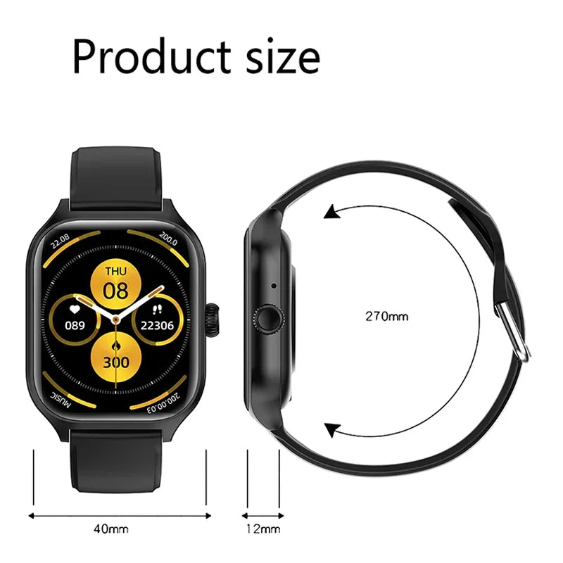 Women Smartwatch AMOLED Fitness Tracker with Heart Rate Monitor My Store