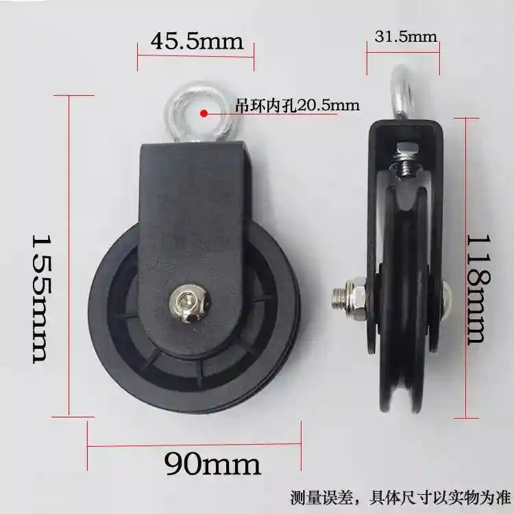 360 Rotation Fitness Pulley System for Home Gym Resistance Training Tidesmit