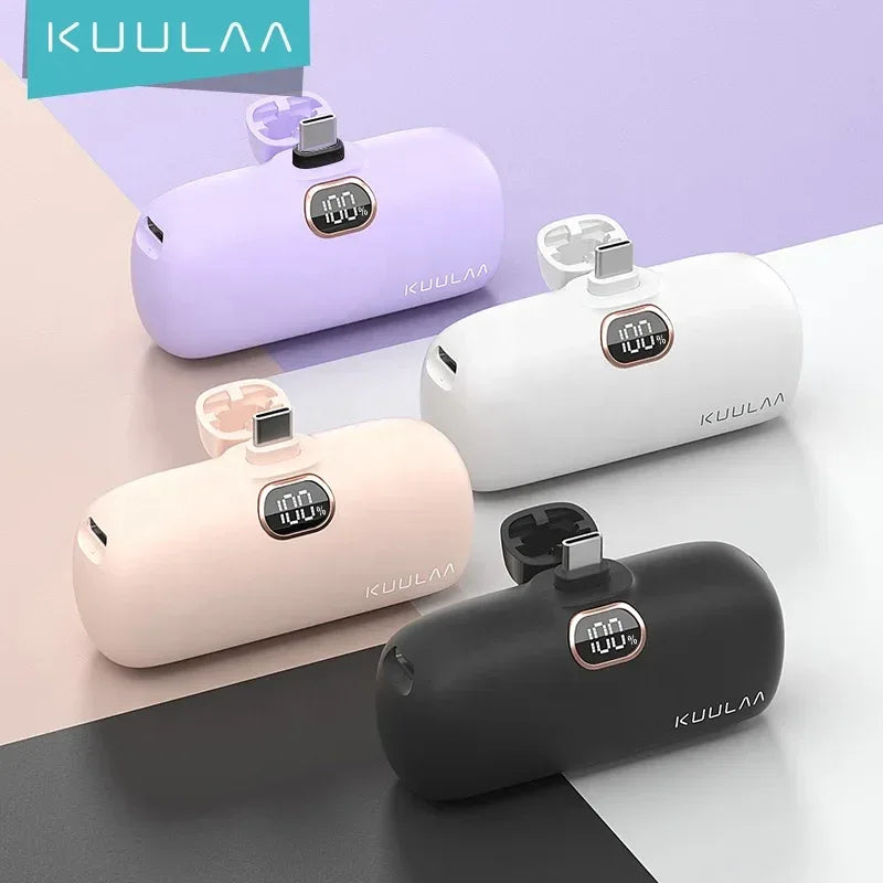 Magnetic Portable Charger 5000mAh - Fast Charging Power Bank Tidesmit