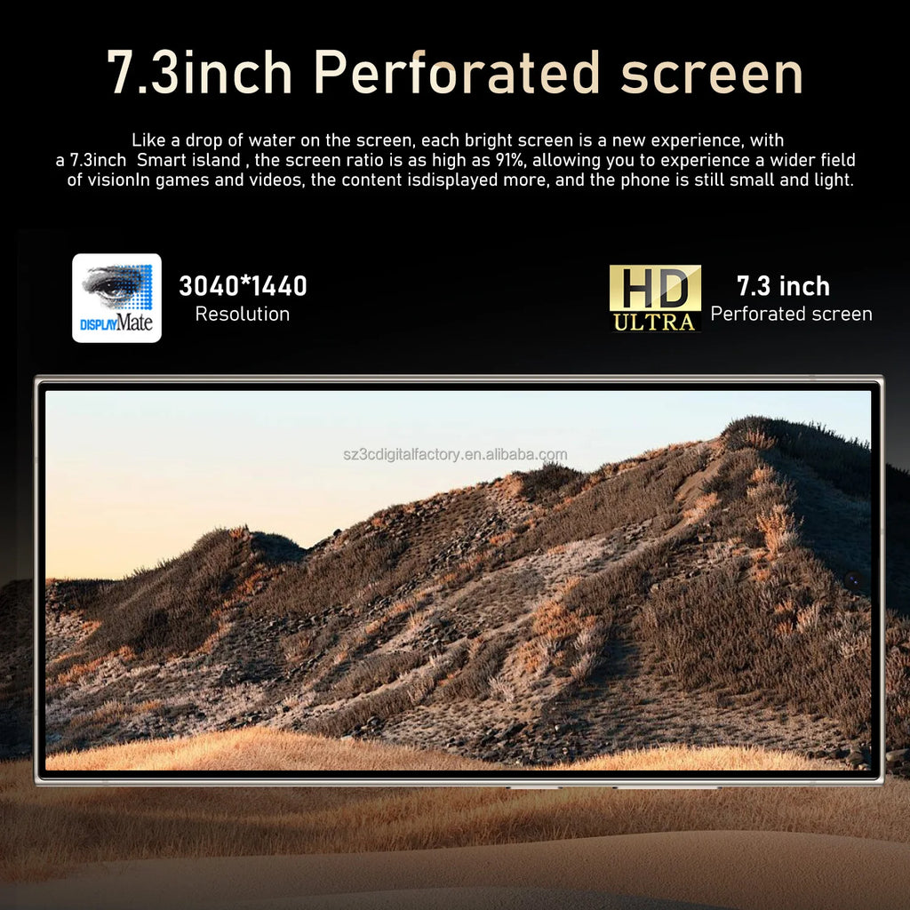 S25 Ultra 5G Smartphone 48+108MP Dual Sim Phone 16GB+1TB Deca Core CPU Smart Gaming Cellphone Global Version Mobile Phones