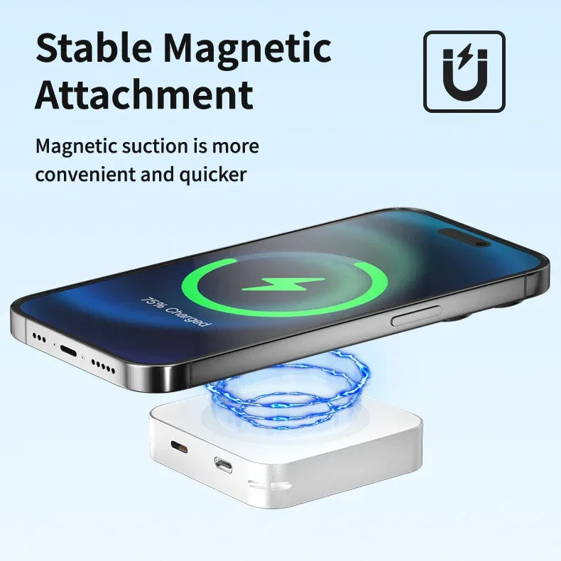 Portable Power Bank 3-in-1, 5000mAh Fast Charging PD Power Delivery Tidesmit