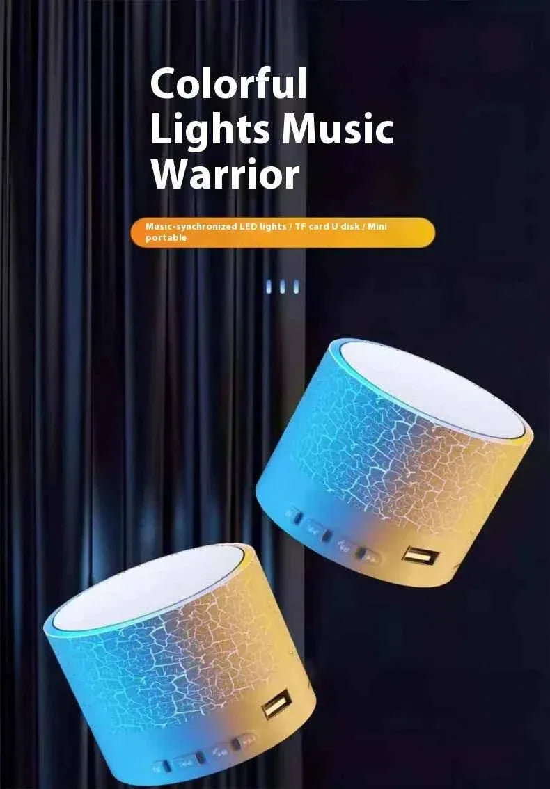 Portable Bluetooth Speaker with RGB Lights and 360 Stereo Sound My Store