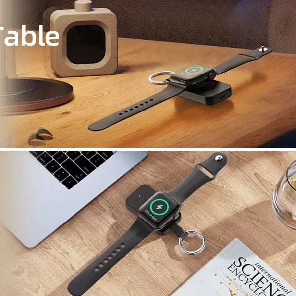 Magnetic Apple Watch Power Bank 1000mAh Portable Keychain Charger Tidesmit