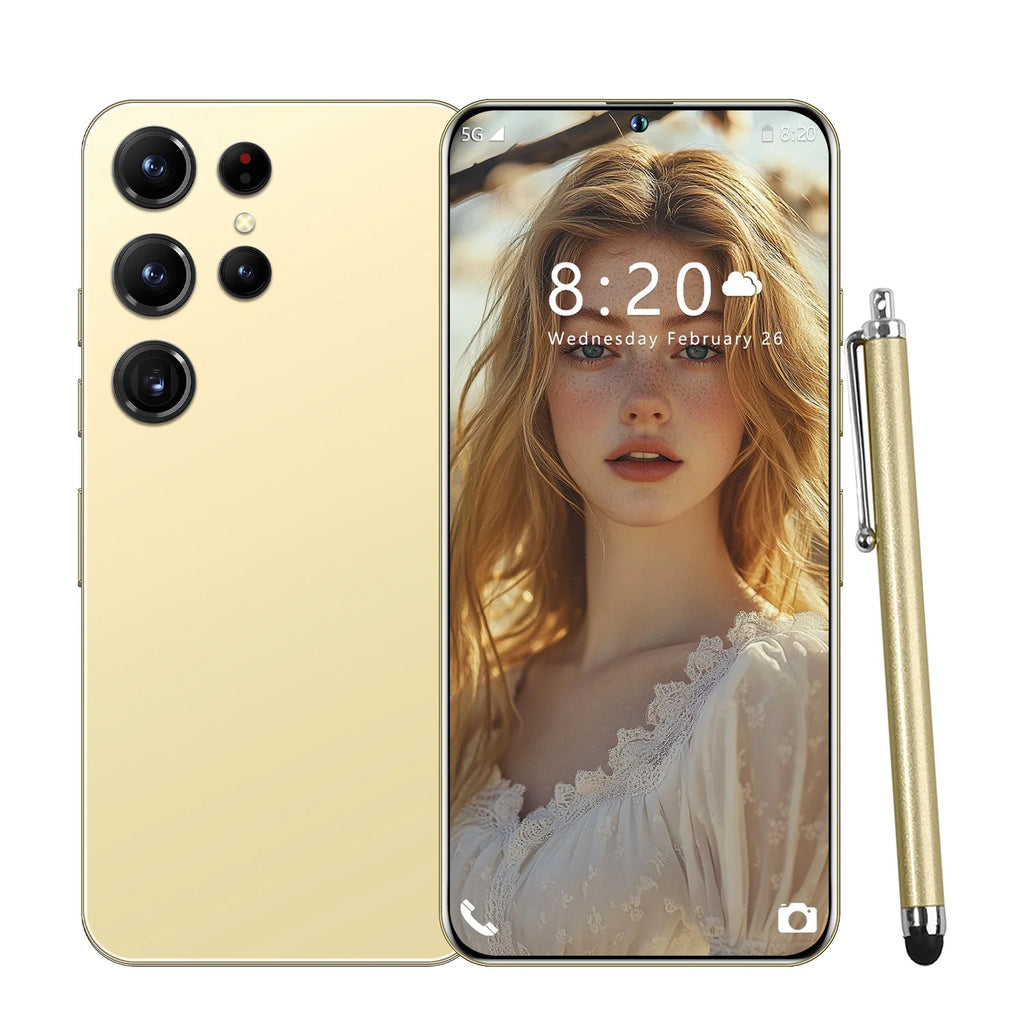 2025 Premium Android 5G Smartphone 8 Gen4 108MP Camera Titanium Frame 7.3 2K 120Hz Flagship-Level Performance
