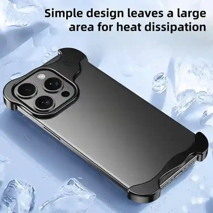 iPhone 16 Metal Case with Screen Protector - Aluminum Alloy Protection Tidesmit