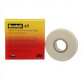 Glass cloth electrical tape roll with cardboard box, cream color