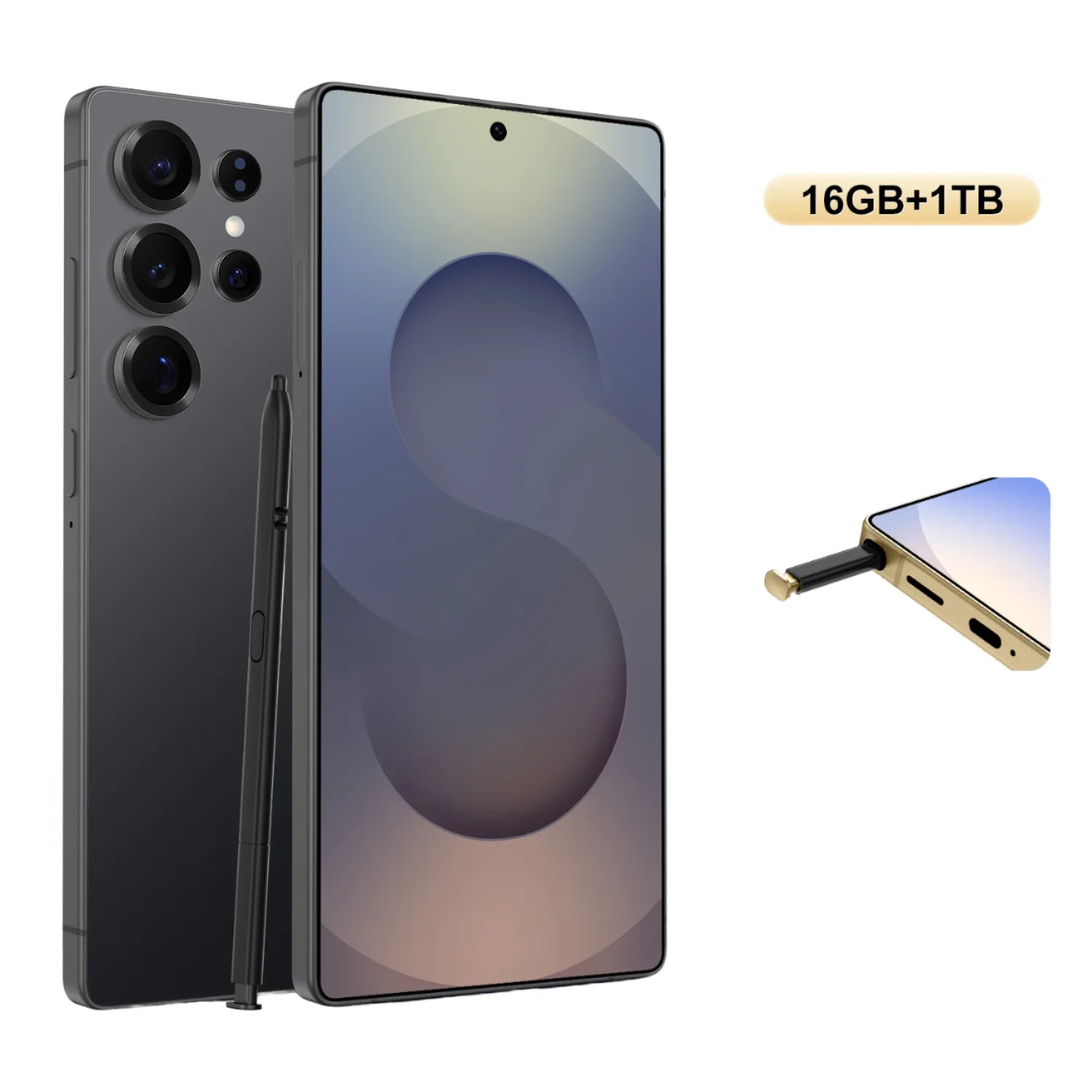 S25 Ultra 5G Smartphone 1TB 16GB RAM 6.9 Inch AMOLED Display Tidesmit