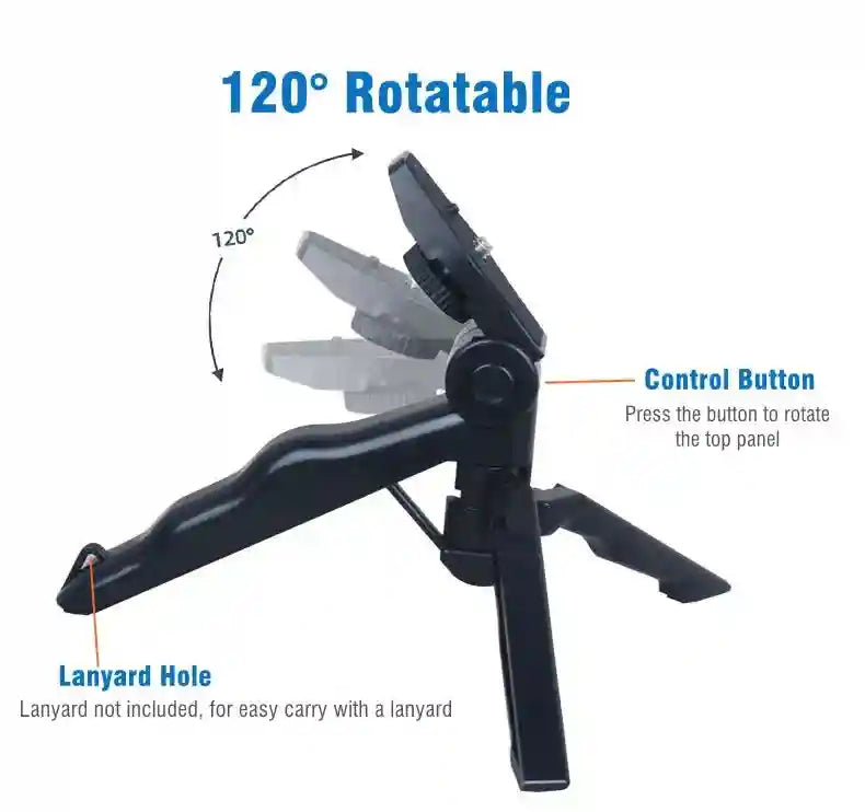 6-in-1 Vlogging Kit with Ring Light, Tripod, and Mic Stand for Phones Tidesmit