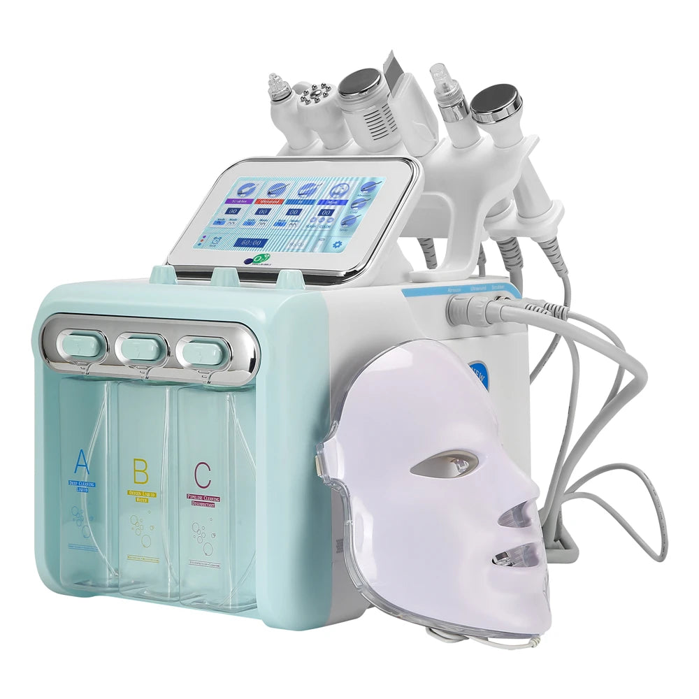 7-in-1 Hydro Dermabrasion Facial Machine for Professional Skin Cleansing Body Shaping Massage Equipment Tidesmit