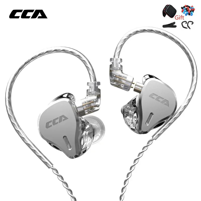 CCA C12 In-Ear Monitor Headphones - 12-Driver Hybrid HiFi by Tidesmit Tidesmit