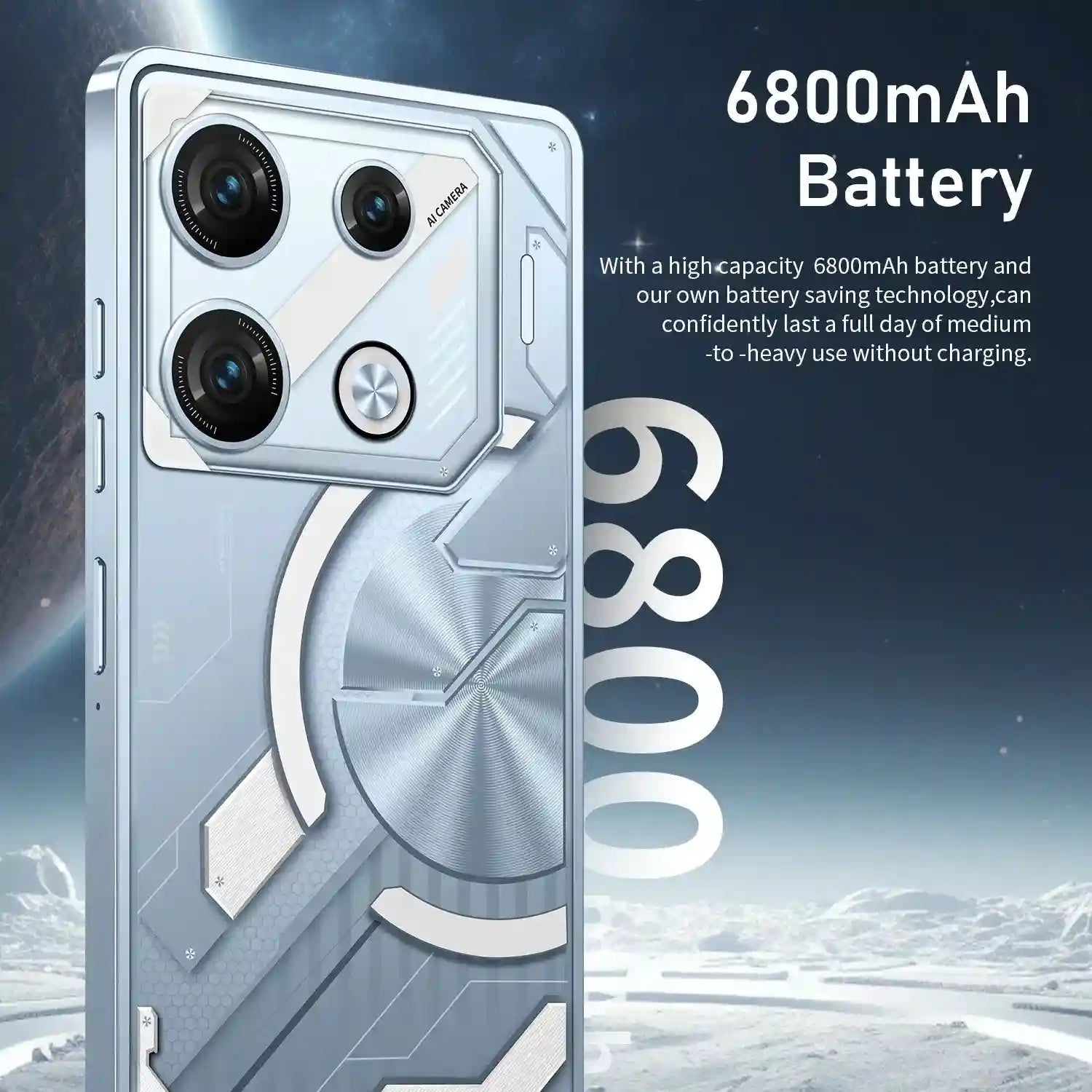 Tidesmit 5G Smartphone 1TB 16GB RAM Unlocked Dual SIM Mobile Tidesmit