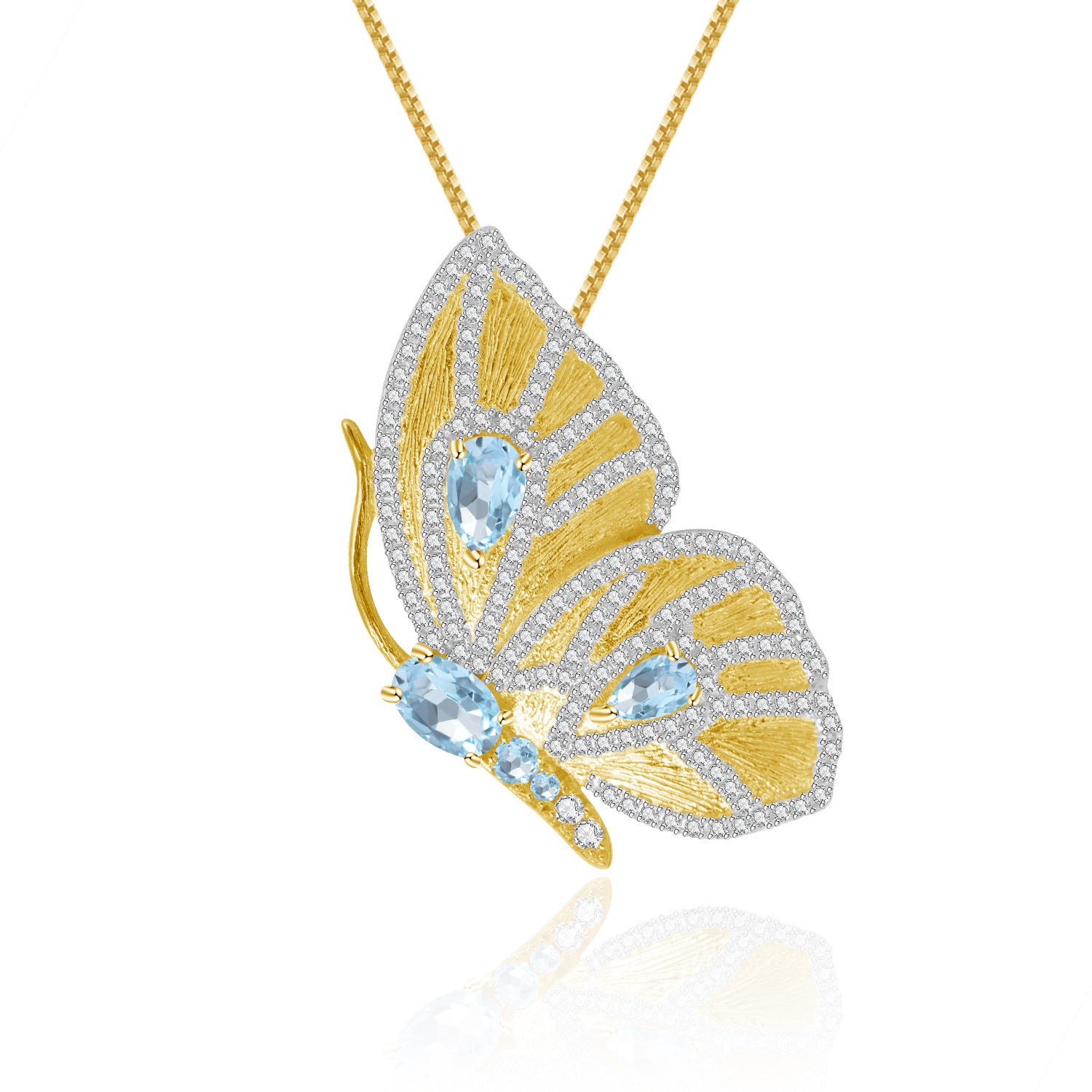 TIANSHE New Chinese Style Vintage Design Gold Butterfly Brooch Pendant High-end S925 Silver Green Agate Pin Jewelry