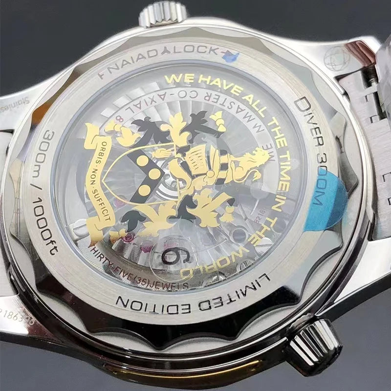 VSF Factory 8900 ETA Automatic Luxury 18mm Queen James's Secret Envoy Diving Men's Watch Ceramic Bezel Stainless Steel