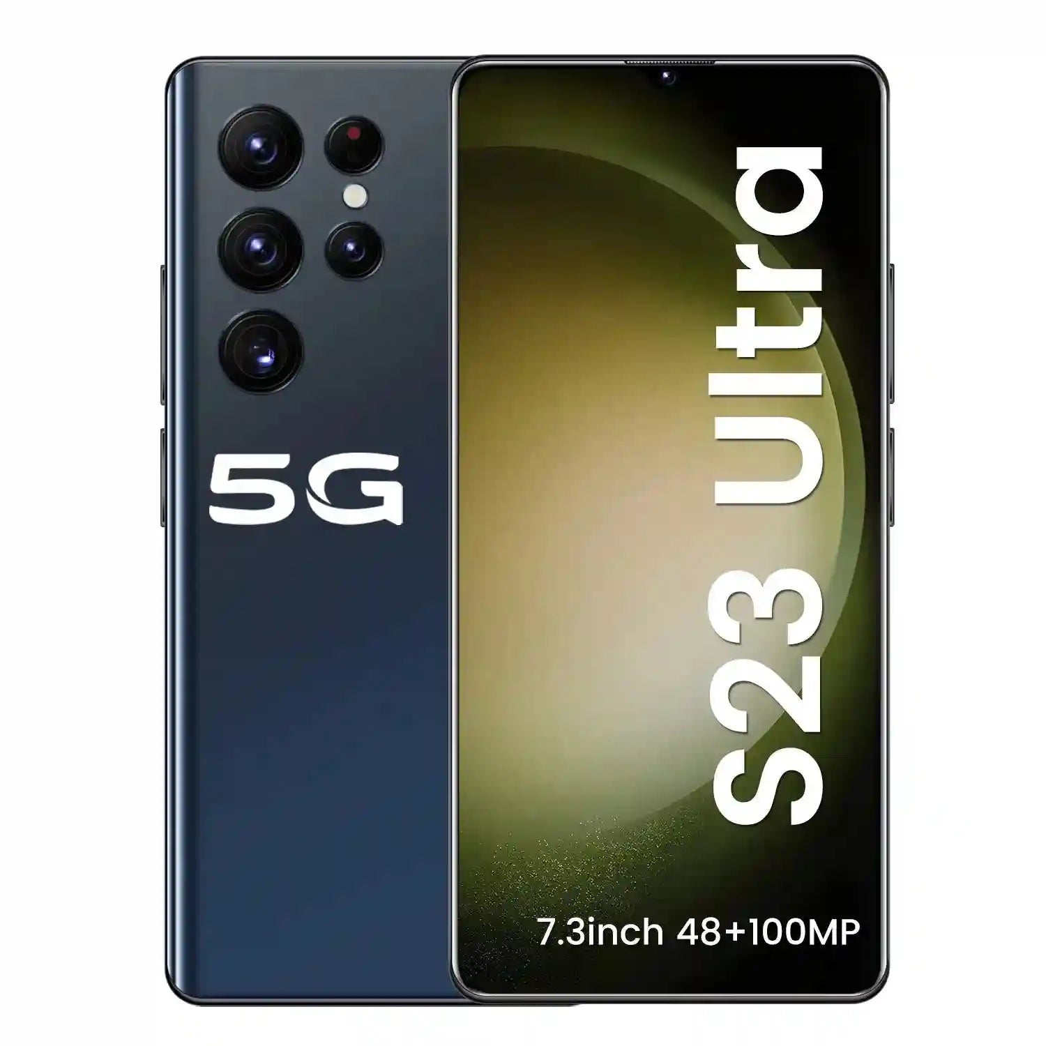 5G Smartphone 16GB RAM 1TB Storage 7.3 Inch AMOLED Display Blue Black 16g 1TB Tidesmit