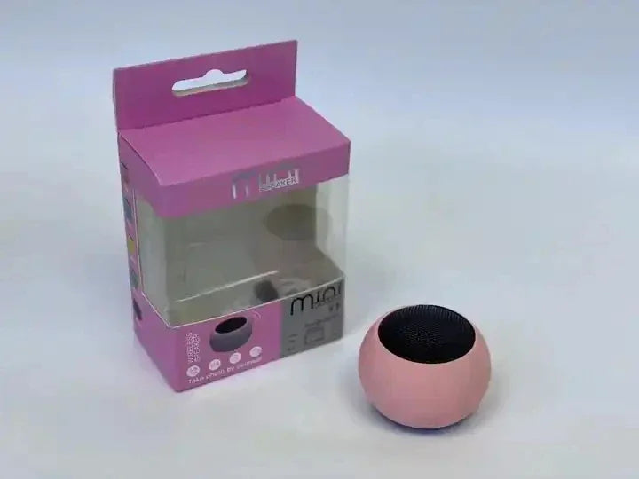 Portable Bluetooth Speaker with 360 Sound & Bass Boost - Compact Audio Pink My Store