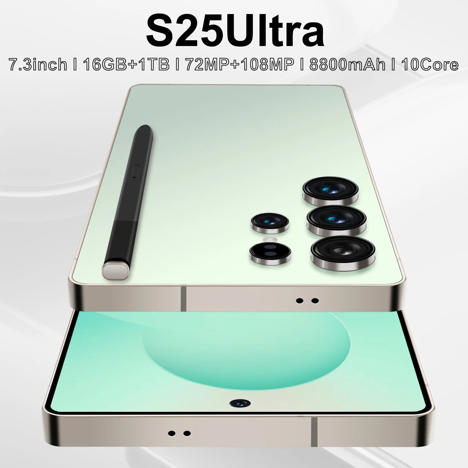 S25 Ultra 5G Smartphone 1TB 16GB RAM 7.3-Inch AMOLED Display Gray Tidesmit