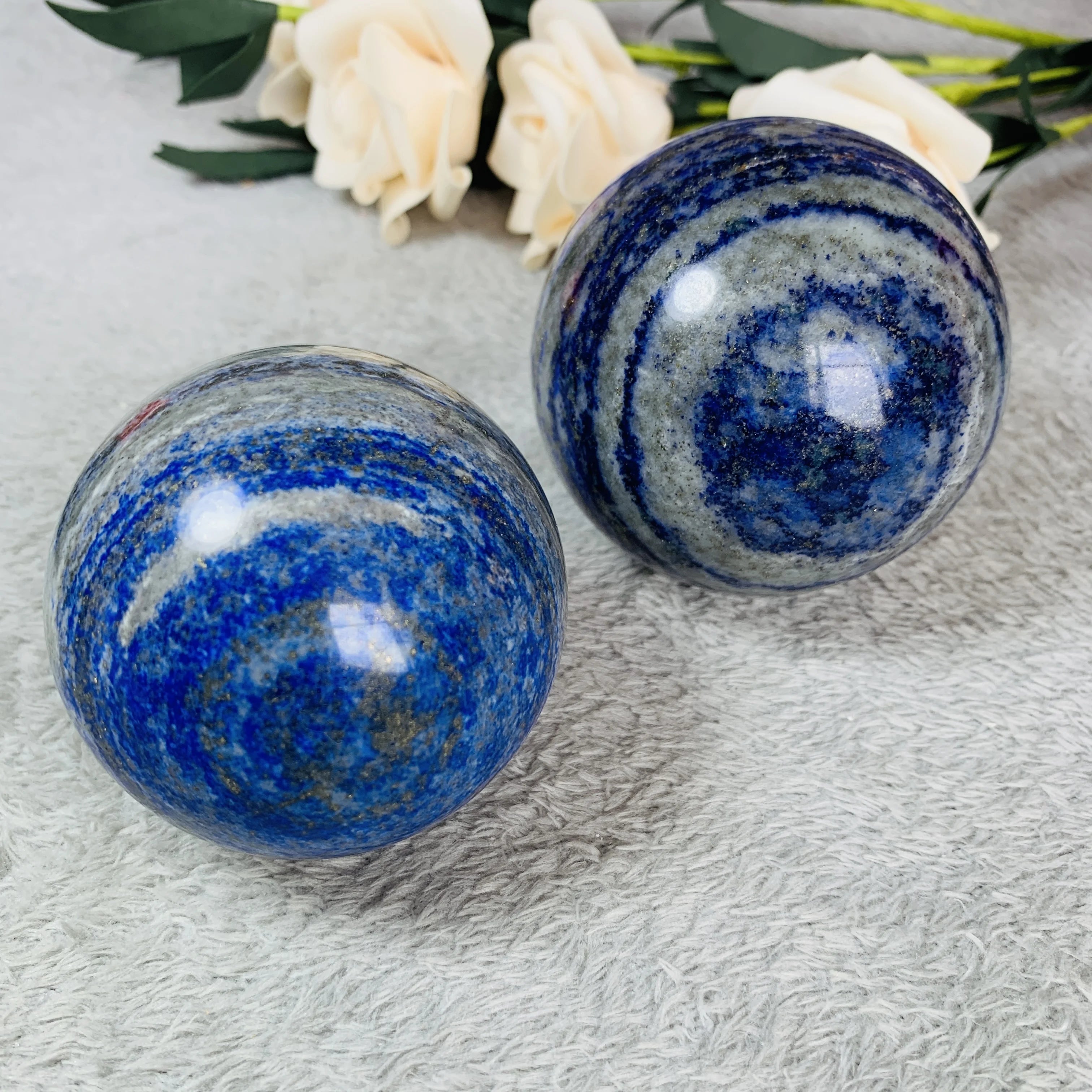 Wholesale Natural Blue Lapis Lazuli Sphere Crystals Healing Stones for Home Decor