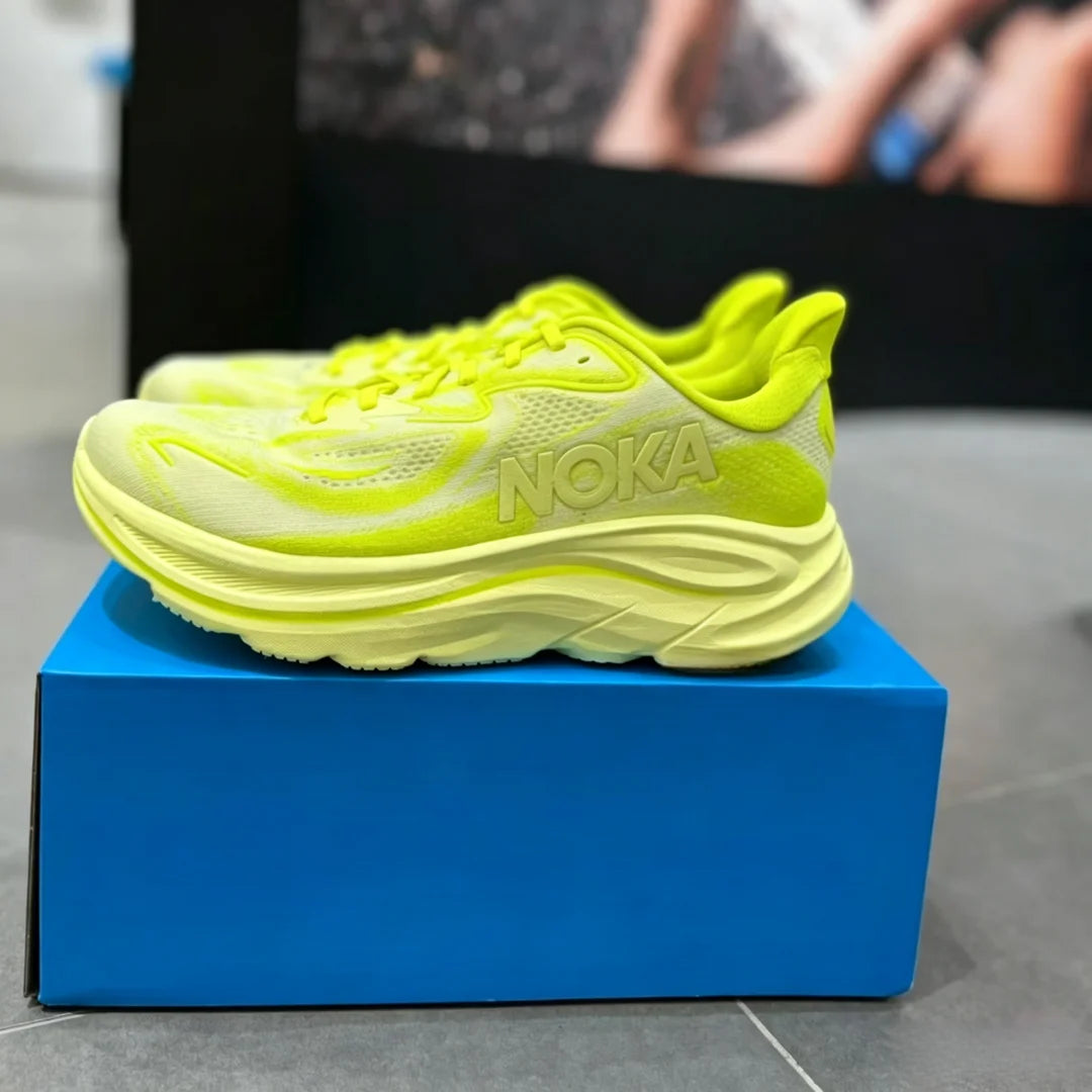 2026 Luxury Fashion clifton10 Sneakers Chunky Sole Running Shoes Mesh Lace-Up Breathable Round Toe Walking Shoes for Men