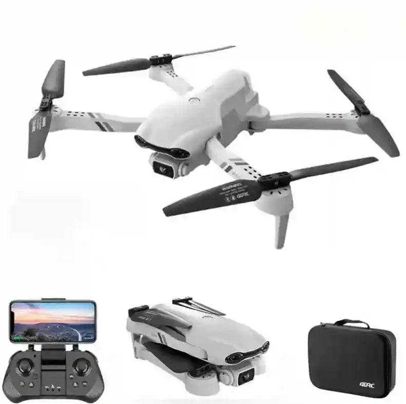 F10 Camera Drone with WiFi FPV, 4K Capability & Foldable White Design White F10 Tidesmit