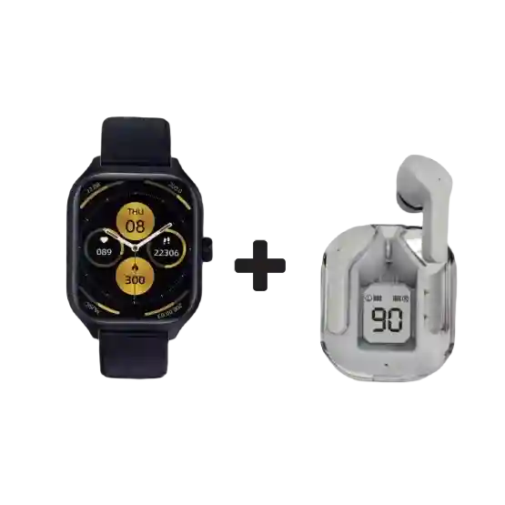 H09 Smart Watch with TWS Wireless Earbuds Combo by Tidesmit Tidesmit