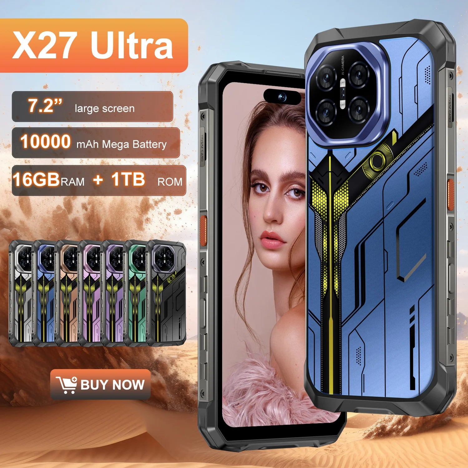 High Configuration 12GB+512GB X27 Ultra 2026 Popular Android 15 5G Gaming Smart Mobile Phone