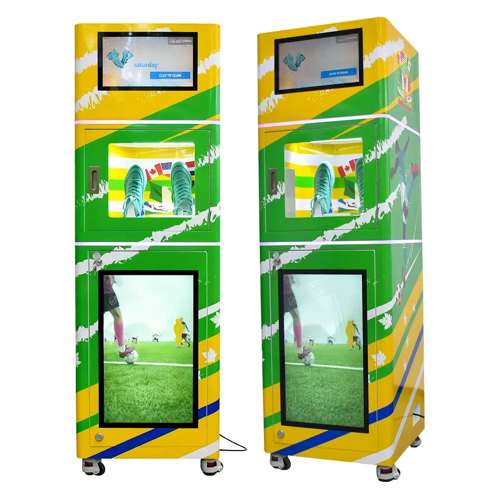 UPUS Smart Commercial Shoe Washer Machine with UVC Sterilization & Drying High-Efficiency Vending Machine