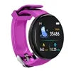 D18 Fitness Tracker Smartwatch - Waterproof Heart Rate & Sleep Monitor Purple D18 My Store