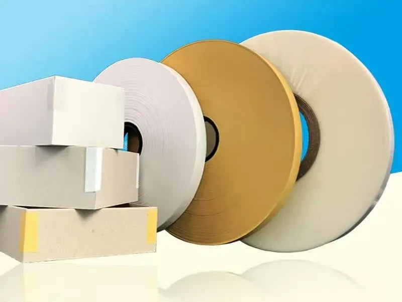 Heat-resistant Acrylic Hot Melt Glue Tape Single Side Adhesive for Corner Pasting Carton Sealing