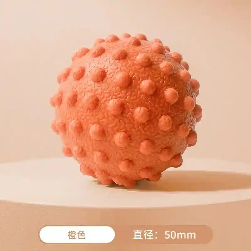 Spiky Yoga Massage Ball 45mm TPR | Professional Deep Tissue Relief Orange Tidesmit