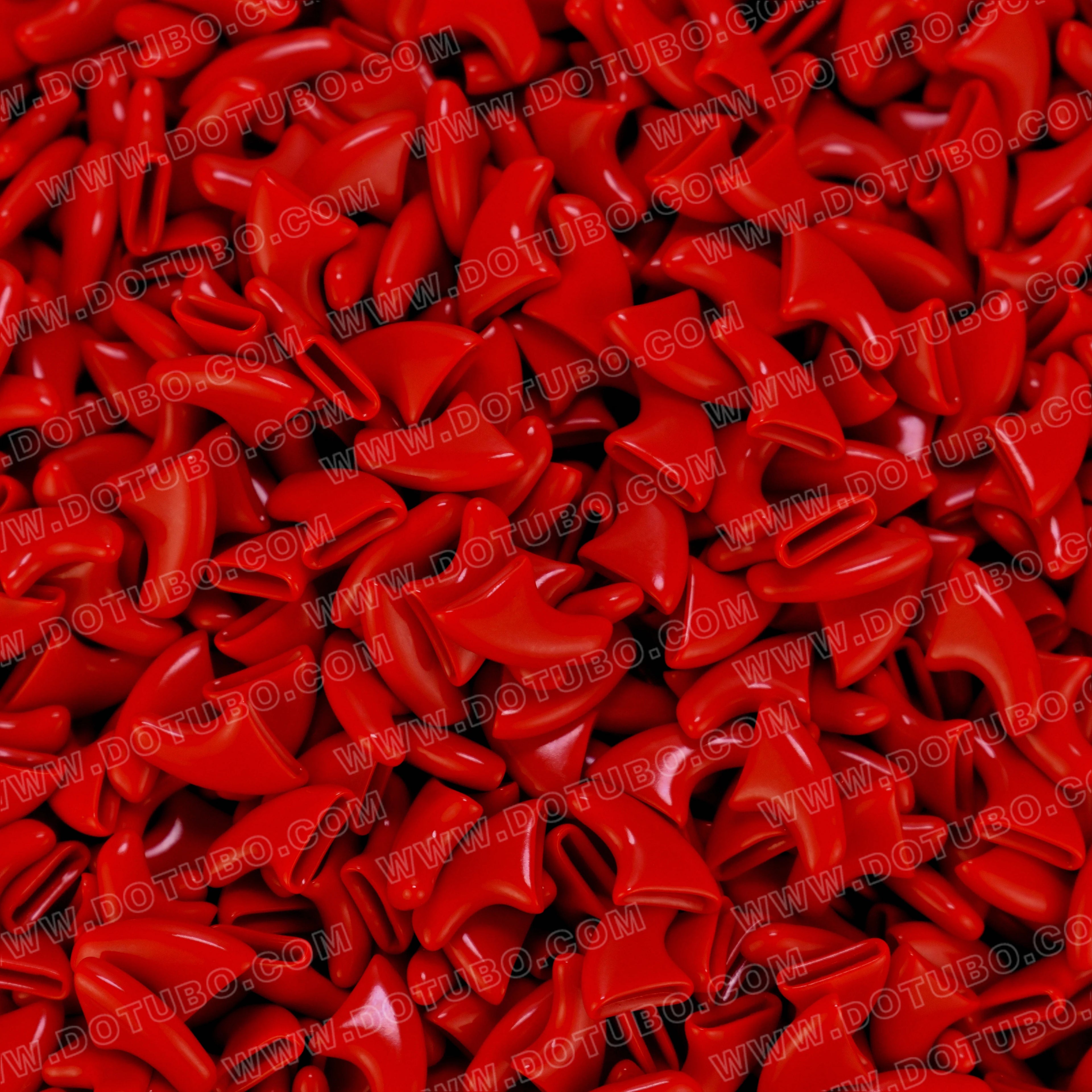 Red soft silicone cat nail caps, 20-pack with glue, for scratch-free furniture protection. Available in sizes XS-L.