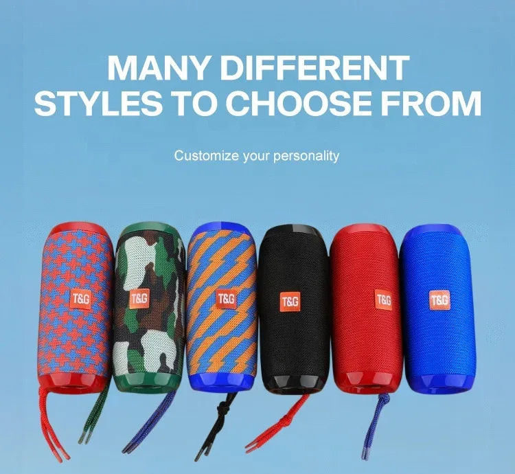 Portable Bluetooth Speaker: Waterproof Wireless Audio with 360 Sound My Store