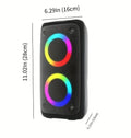 Portable Bluetooth Speaker - High Power Wireless Audio with Bass Boost Black My Store