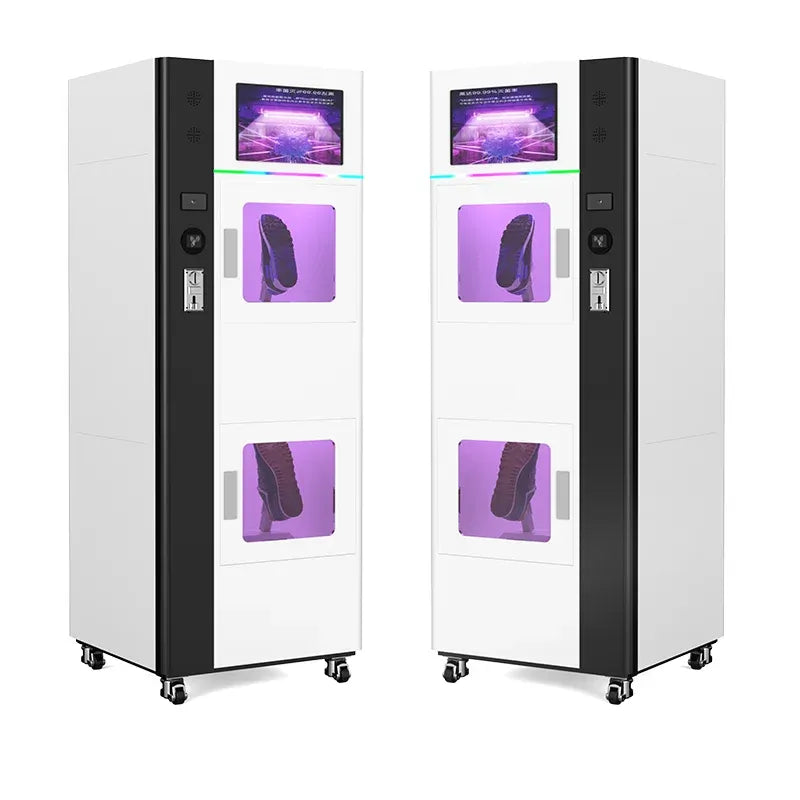 Automatic Commercial Sharing UVC+Onze Shoe Washing Machine with Dryer   Cleaning Shoes Machine Washing Machine for Shoes
