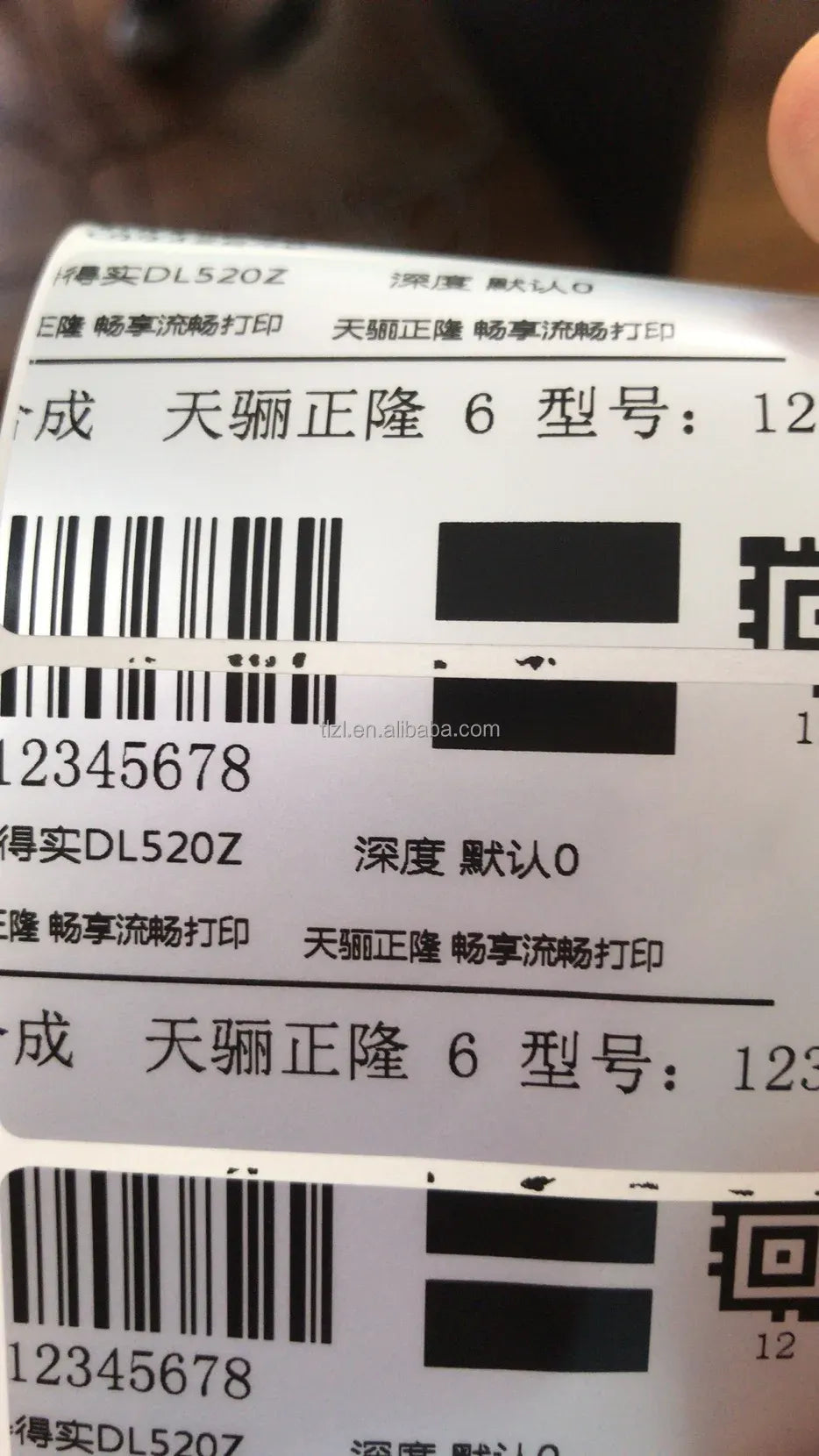 60mm*300m Premium Resin Thermal Transfer Ribbon TTR PET PVC Barcode Label Printer Ribbon Zebra TLZL TAS32 Great Scratch
